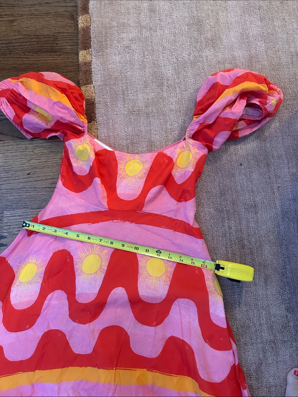 de Loreta Calla Puff Sleeve Dress - Picture 7 of 9